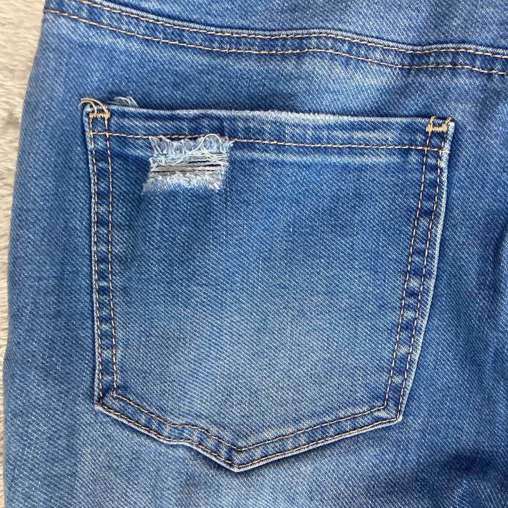 d.jeans Womens Size 6 Medium Wash Distressed Skinny Jeans 30 Waist - Picture 5 of 14